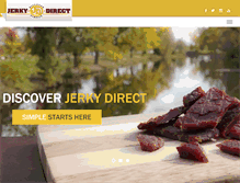 Tablet Screenshot of jerkydirect.com